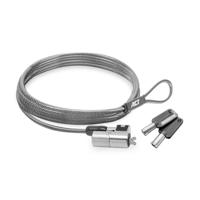 ACT AC9040 Laptopslot | Wedge Security Lock | 2x Sleutels | 2 meter - thumbnail