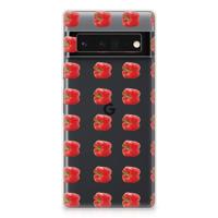Google Pixel 6 Pro | Siliconen Case | Paprika Red - thumbnail
