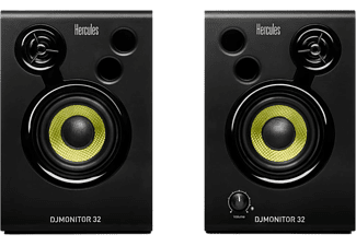 Hercules DJMonitor 32 Actieve studio monitor 7.6 cm 3 inch 30 W 1 paar