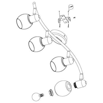 Eglo OpbouwspotPollica 4-lichts - 98626