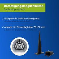 REV 0068200021 Buitenstopcontact 2-voudig Grijs, Groen - thumbnail