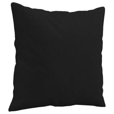Sierkussens 2 st 40x40 cm microvezelstof zwart