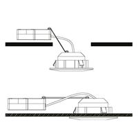 Eglo Ledspot Pineda 1x12w - 3000K - 10,2cm wit 95887 - thumbnail