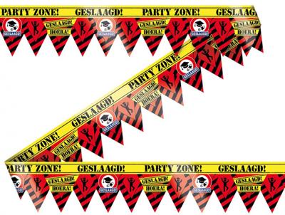 Party Afzetlint - Geslaagd