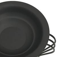 VidaXL Vuurplaats met pook 49 cm staal - thumbnail