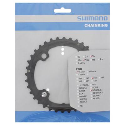 Shimano blad 36t 10v deore xt 104mm y1mp98020