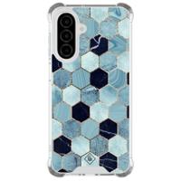Samsung Galaxy A26 shockproof hoesje - Blue cubes - thumbnail