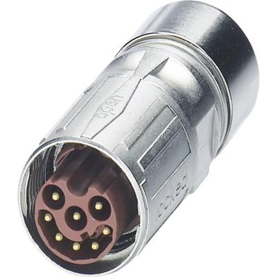 M17 Compact kabelconnector 1618683 ST-17P1N8A8K03S Zilver Phoenix Contact Inhoud: 1 stuk(s)