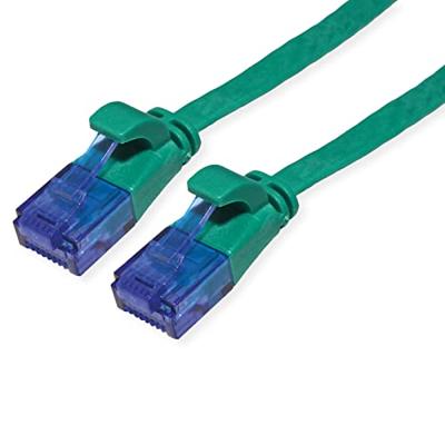 VALUE UTP patchkabel, Cat.6A (Class EA), extra plat, groen, 1 m VALUE UTP patchkabel, Cat.6A (Class EA), extra plat, groen, 1 m