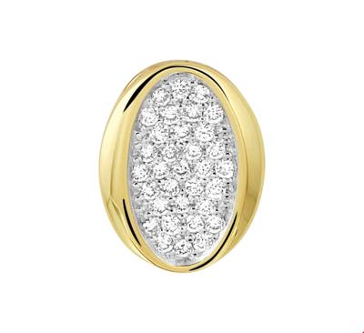 TFT Hanger Geelgoud Diamant 0.17ct H SI