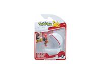 Pokemon Figure - Tentacool & Dive Ball (Clip 'n' Go) - thumbnail