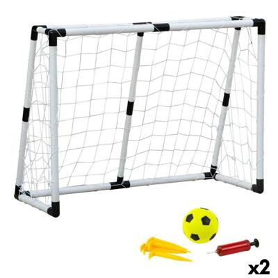 Voetbaldoel Colorbaby 131 x 101 x 59 cm (2 Stuks)