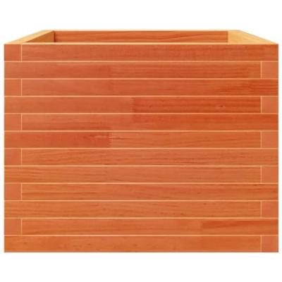 VidaXL Plantenbak 60x60x49,5 cm massief grenenhout wasbruin