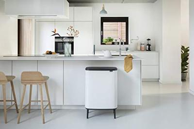 Brabantia Bo touch bin hi 60 liter white - thumbnail