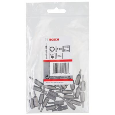 Bosch Accessories 2607002494 T-bit T 10 Extra hard C 6.3 25 stuk(s)