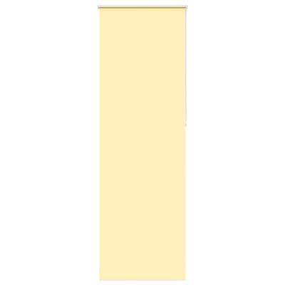 VidaXL Rolgordijn verduisterend 80x230 cm stofbreedte 75,7cm geel