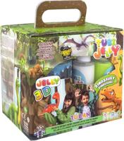 Tubi Jelly 6 kleuren met klein aquarium van dinosaurussen - thumbnail