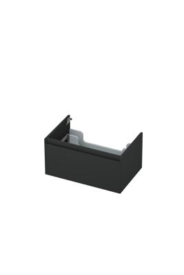 INK - Onderkast 1 Lade Greeploos Gelakt 45gr - 700x450x350 Mm - Mat Antraciet