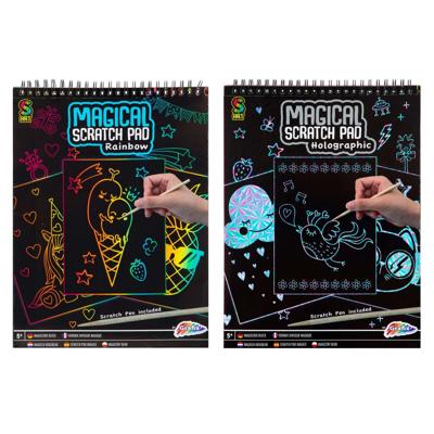 Grafix Magisch scratch blok a4