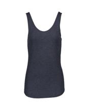 HANRO Dames Cotton Seamless Tank top Deep Navy 071604 - thumbnail