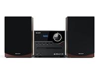 SHARP XLB517DBR Mirco-geluidssysteem 45W (digitale radio met DAB, DAB+ en FM/FM-radio, Bluetooth, USB, CD, MP3), bruin - thumbnail