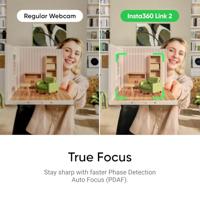 Insta360 Link 2 4K webcam zwart - thumbnail