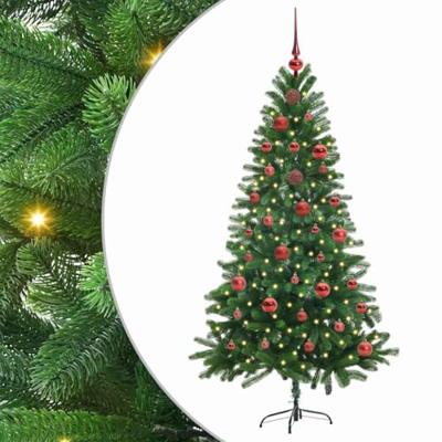 VidaXL Kerstboom met 150 led met standaard groen 150 cm pe