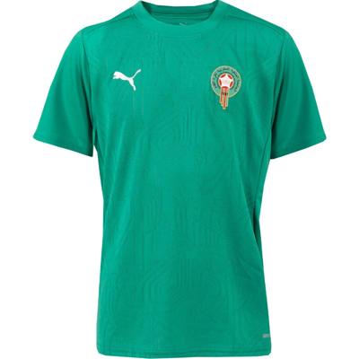 PUMA Marokko Trainingsshirt 2024-2026 Kids Groen Zilver PUMA Marokko Trainingsshirt 2024-2026 Kids Groen Zilver
