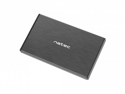 Natec RHINO GO USB 3.0-behuizing voor 2,5'' SATA HDD/SSD, zwart Aluminium - thumbnail