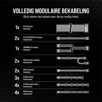 Corsair RM1000e 1000W voeding 6x PCIe, Kabelmanagement - thumbnail