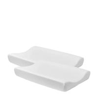 Meyco aankleedkussenhoes Basic jersey - set van 2 wit - thumbnail