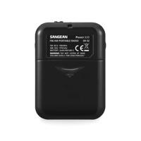 Transistorradio Sangean Zwart AM/FM - thumbnail