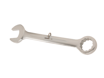 Bahco Ringsteeksleutel | met veiligheidsveer | 15° afgebogen | verchroomd | lengte 540 mm | 50 mm - geschikt voor het werken op hoogte - TAH111M-50