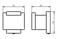 Haak Haceka Edge Dubbel Chroom Haceka - thumbnail