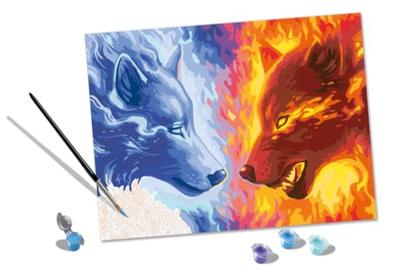 Ravensburger creart schilderen op nummer - fire and ice