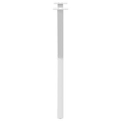 Eettafelpoten 2 st X-vormig 57x(72-73) cm staal wit - thumbnail