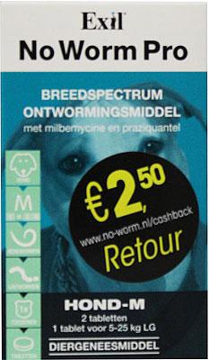 No Worm Pro Hond Vanaf 5 Kg (2st)