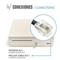 Kassa lade iggual IGG317440 Wit - thumbnail