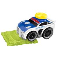 Luna speelgoedauto Power politie 23 x 10 cm blauw/groen 2 delig - thumbnail