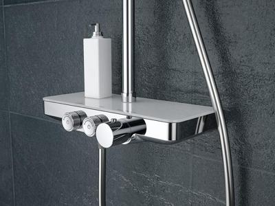 Wiesbaden Doucheset Opbouw Nuovo Regendouche met Handdouche Chroom