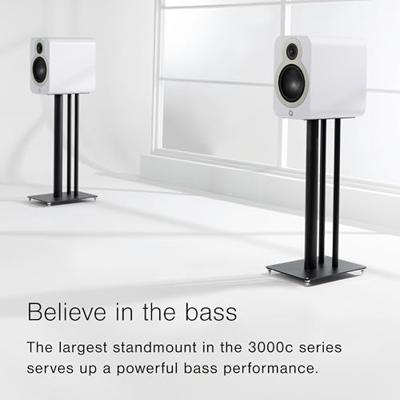 Q Acoustics: 3030c Boekenplank Speakers - 2 Stuks - Claro rosewood