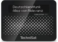 TechniSat CABLESTAR 100 - digitale radioprogramma's (voor ongecodeerde digitale radioprogramma's via kabelnet, voor het uitbreiden van een bestaand systeem, zonder boxen)12.00 x 9.00 x 5.70 cm, Zwart - thumbnail