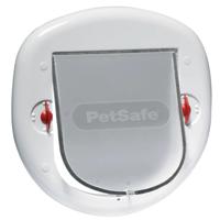 Petsafe kattenluikje grote kat / kleine hond wit 4 standen (280) - thumbnail