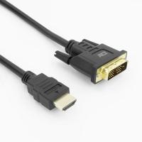 ACT AK3737 HDMI-A (male) | DVI-D (male) Adapterkabel | 4K @ 60Hz | Zwart | 5 meter - thumbnail