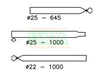 Campking Verandastang 22/25mm 170-250cm - thumbnail