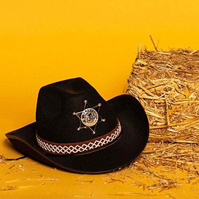 Boland kinderhoed sheriff zwart - thumbnail