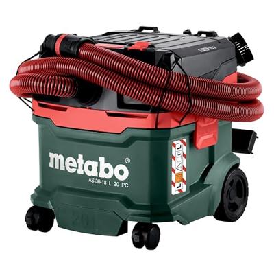 Metabo AS 36-18 L 20 PC 602071850 Accu-stofzuiger 20 l Zonder accu, Zonder lader