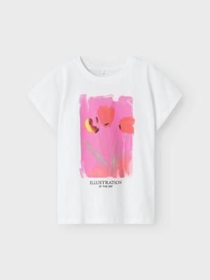 Name it zomer top meisjes - wit - Nkffabiala