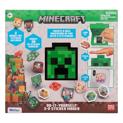 Minecraft 3D stickermaker