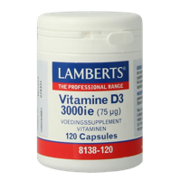 Lamberts Vitamine D3 3000ie Capsules - thumbnail